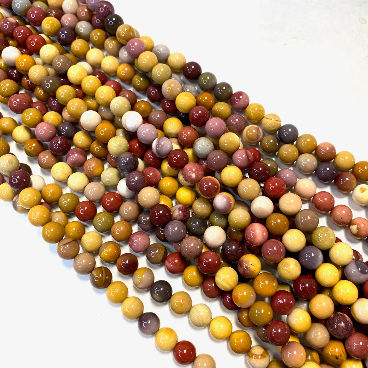 Mookaite Round Beads 8mm