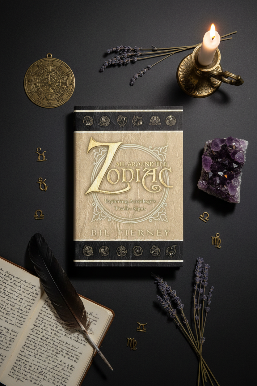 All Around the Zodiac Flat Lay