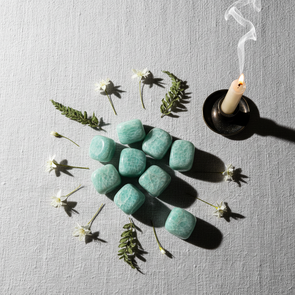 Amazonite Flat Lay