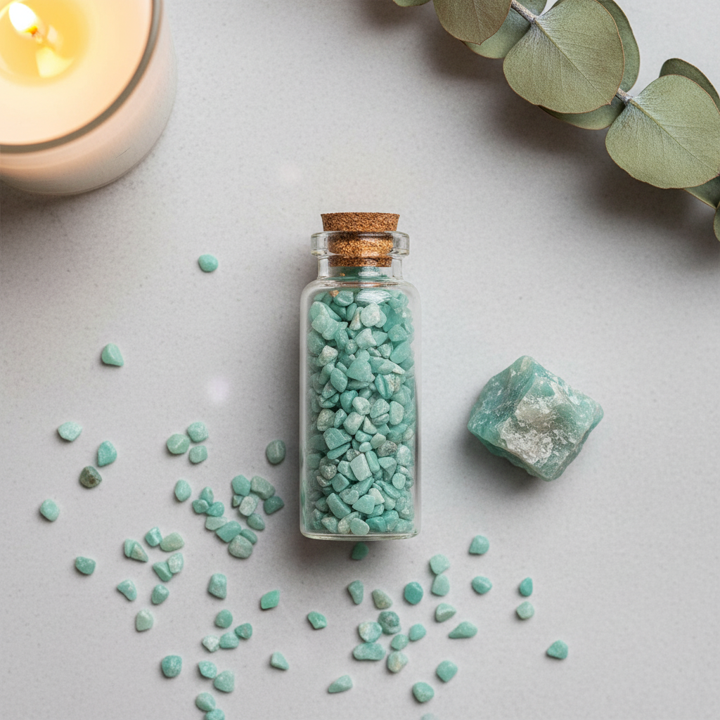 Amazonite Spell Bottle