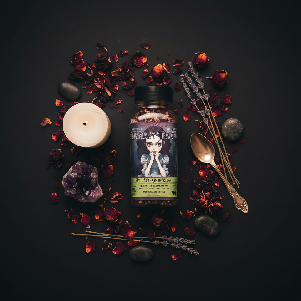 AnxieTea Flat Lay