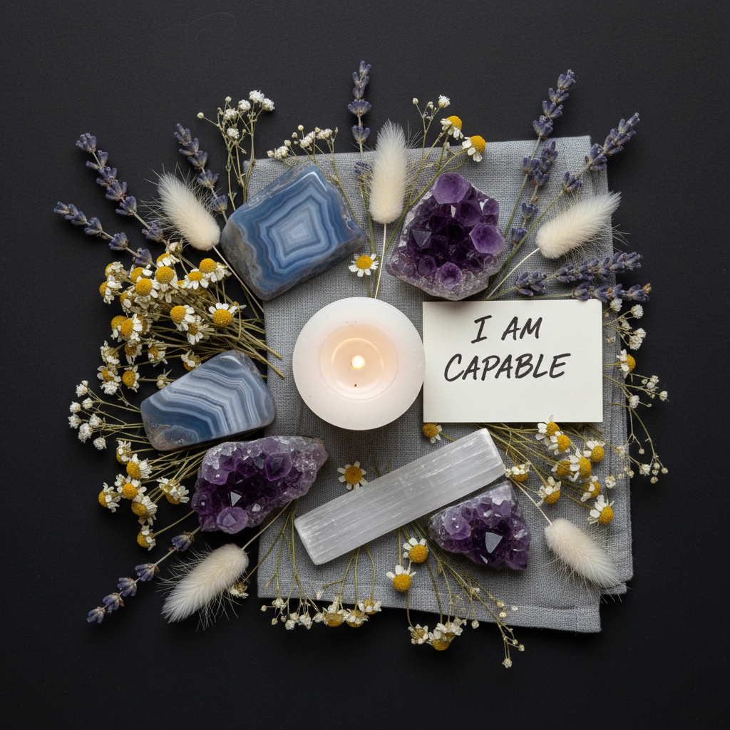 Anxiety to Empowerment Flat Lay