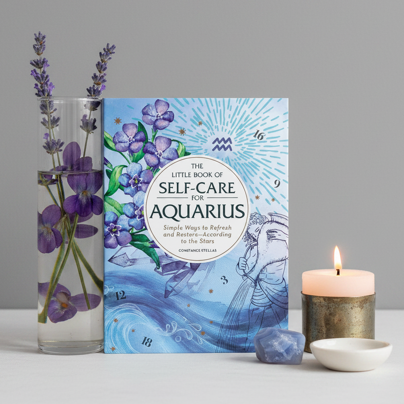 Aquarius Hero - Short Candle