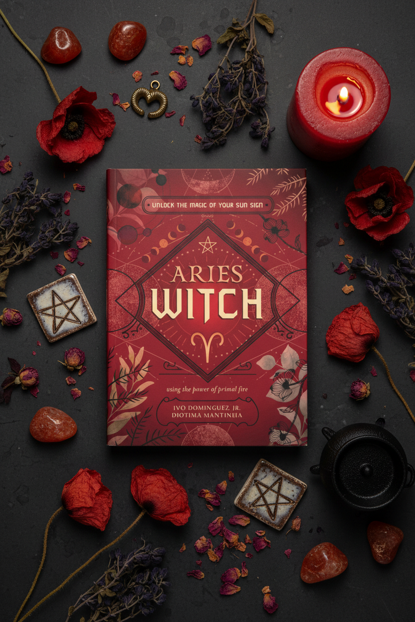 Aries Witch Flat Lay