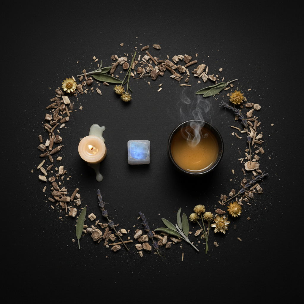 Ashwagandha Root Flat Lay