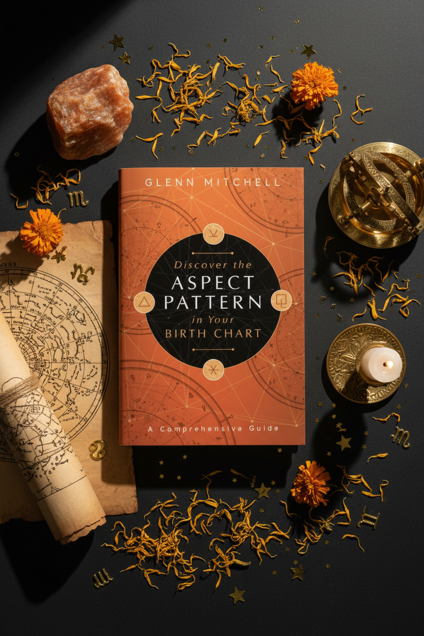 Aspect Pattern Birth Chart Flat Lay