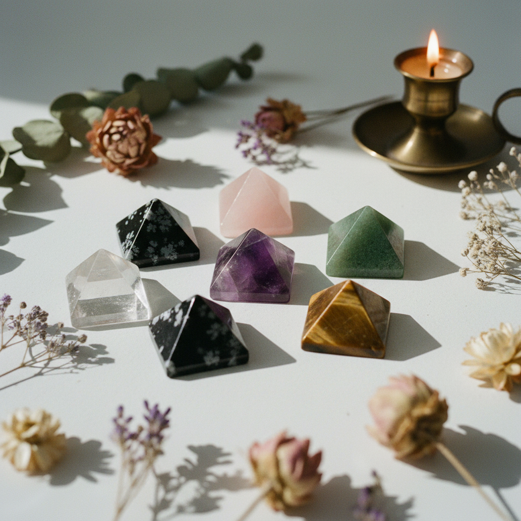 Assorted Crystal Pyramids Hero
