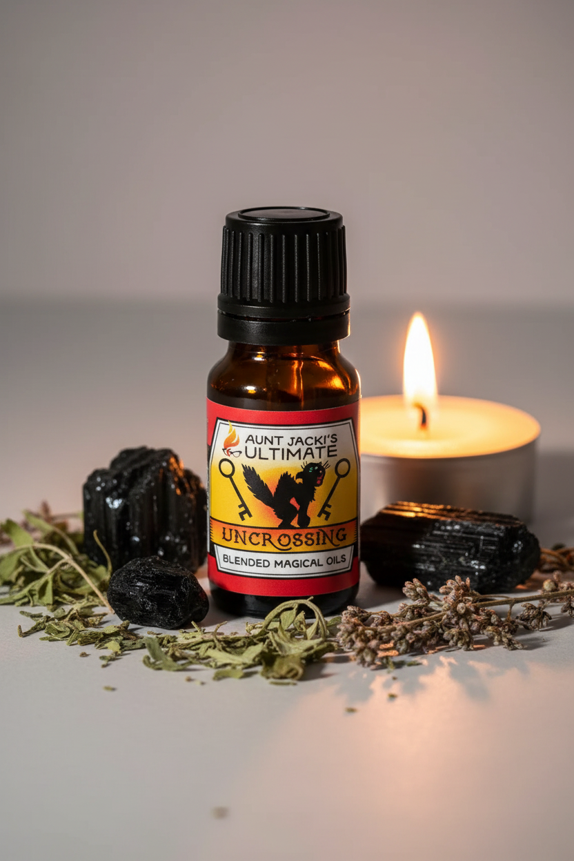 Aunt Jacki's Uncrossing Oil Hero