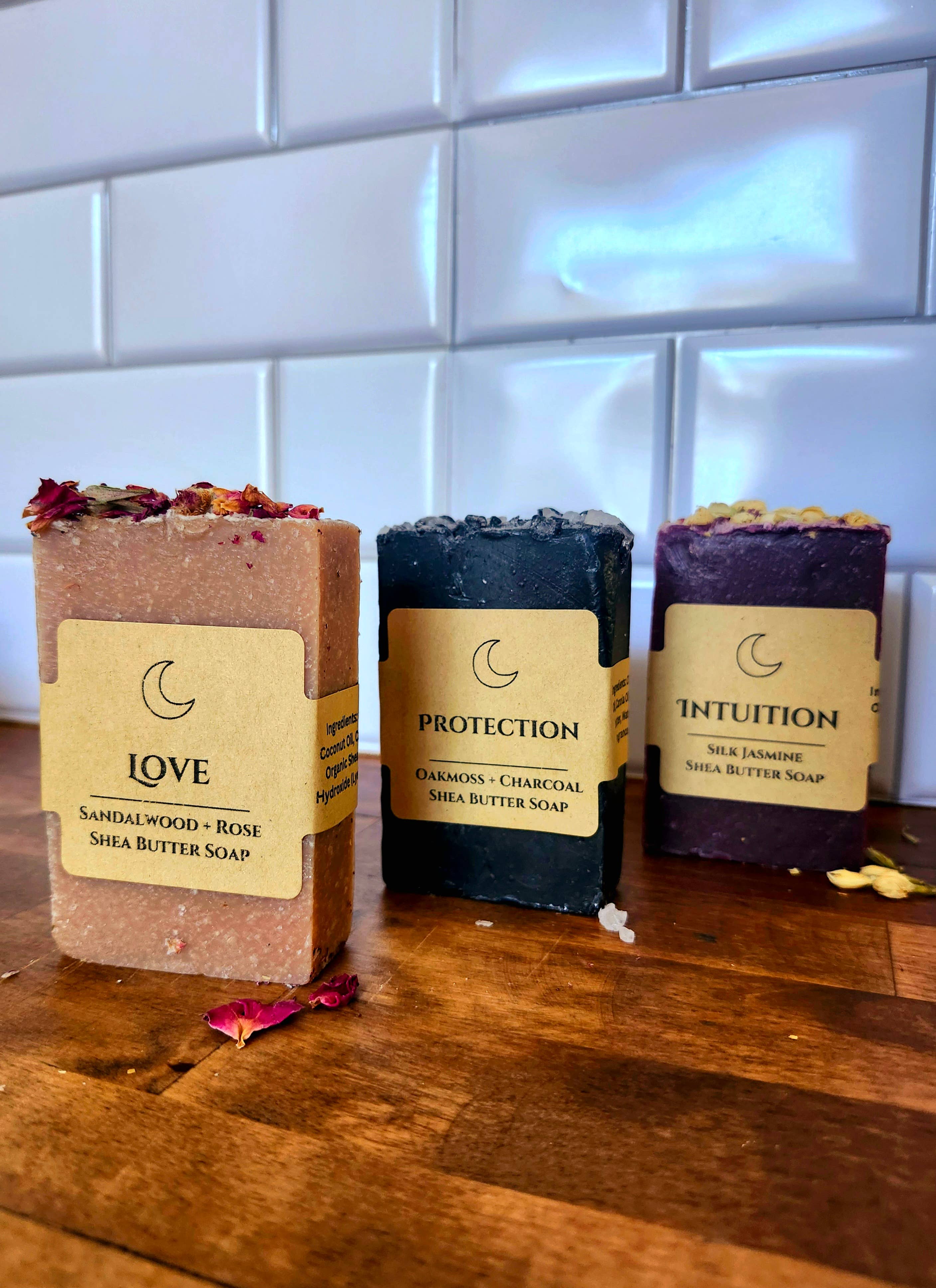 Sandalwood + Rose Organic Shea Butter Love Soap – Ritual Bar Soap, 4.8oz