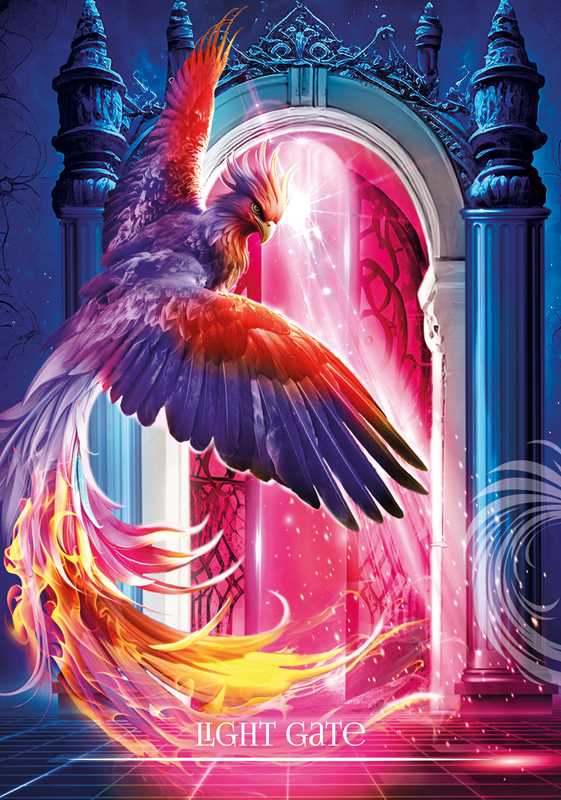 Oracle of the Phoenix by Christine Arana Fader - 44 Card Rebirth & Transformation Deck