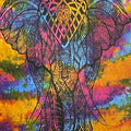 Tapestry Elephant Face and Body 54"x86"