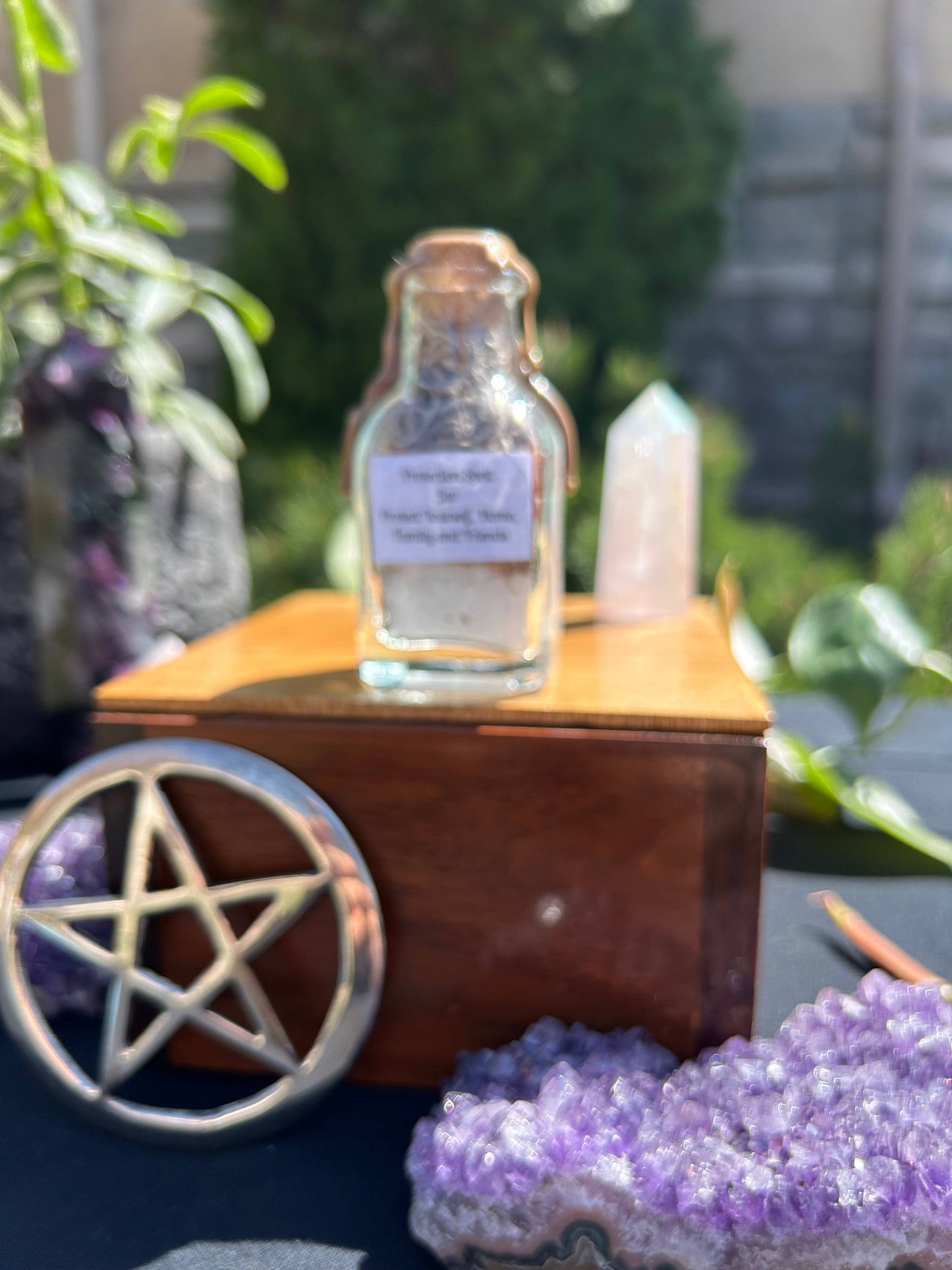 Protection Spell Jar - Handcrafted Shield for Self, Home & Family