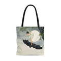 Fairy Riding A Bat Tote Bag