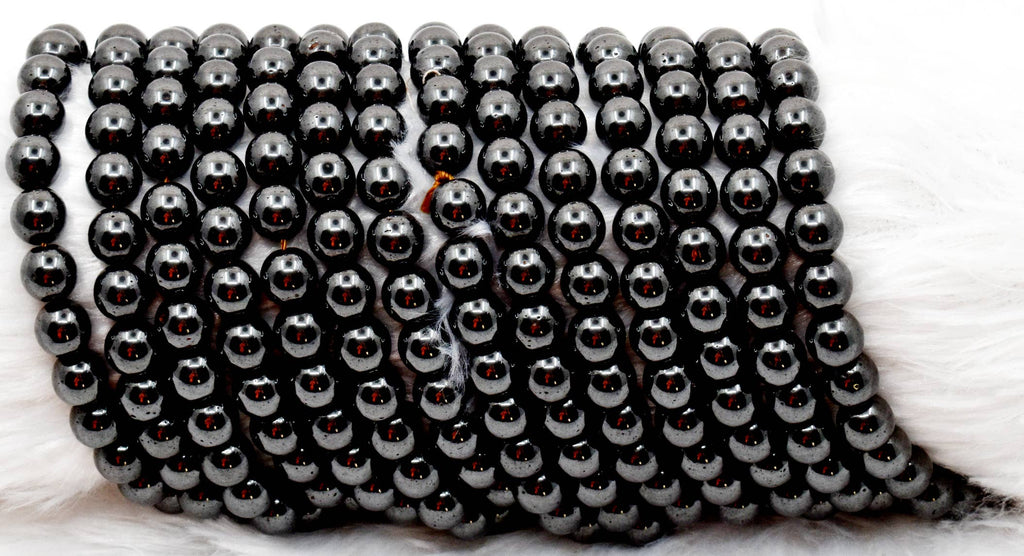 Hematite Beads 6mm | Natural Gemstone Beads for Jewelry Making