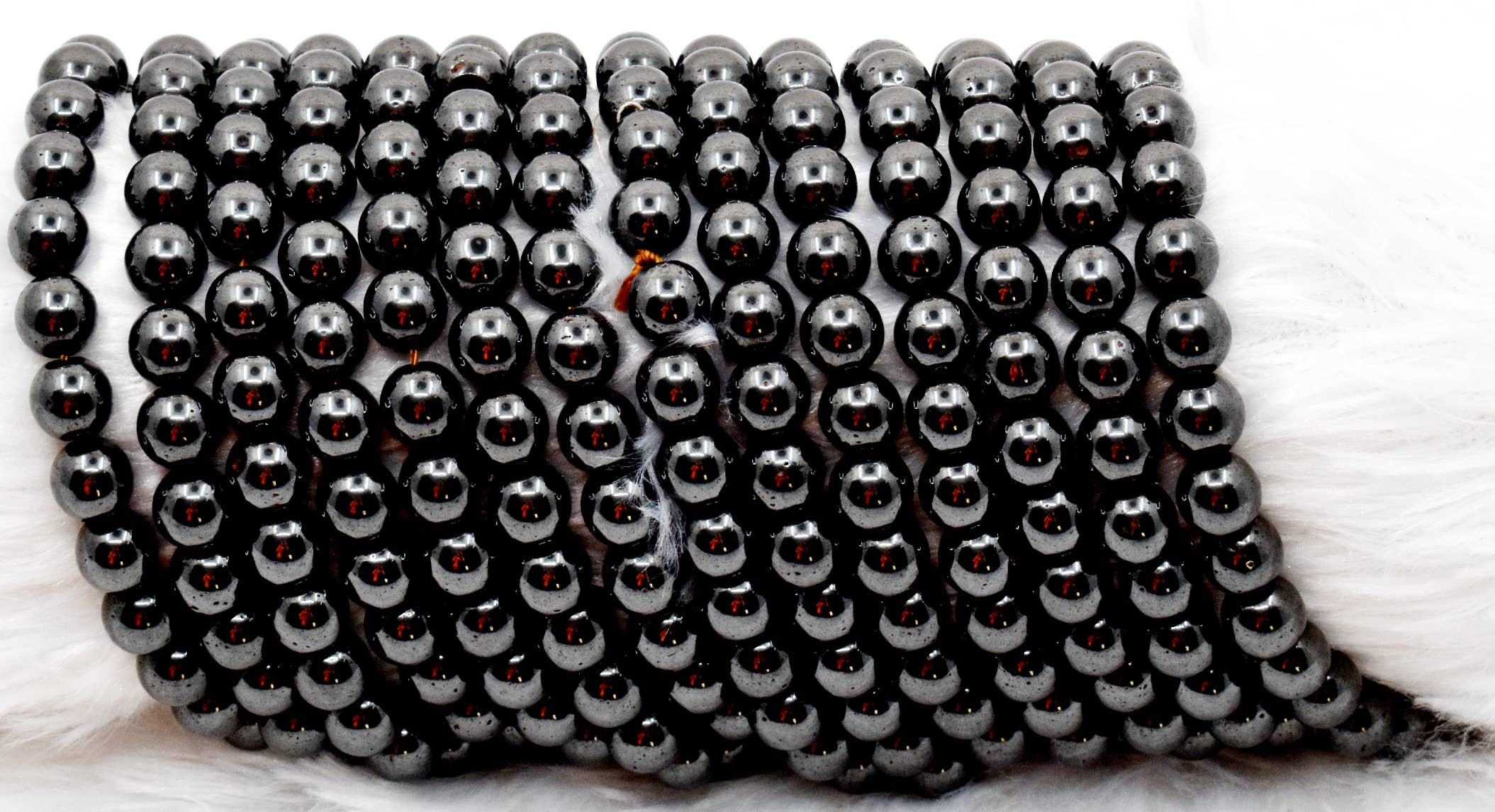 Hematite Beads 6mm | Natural Gemstone Beads for Jewelry Making