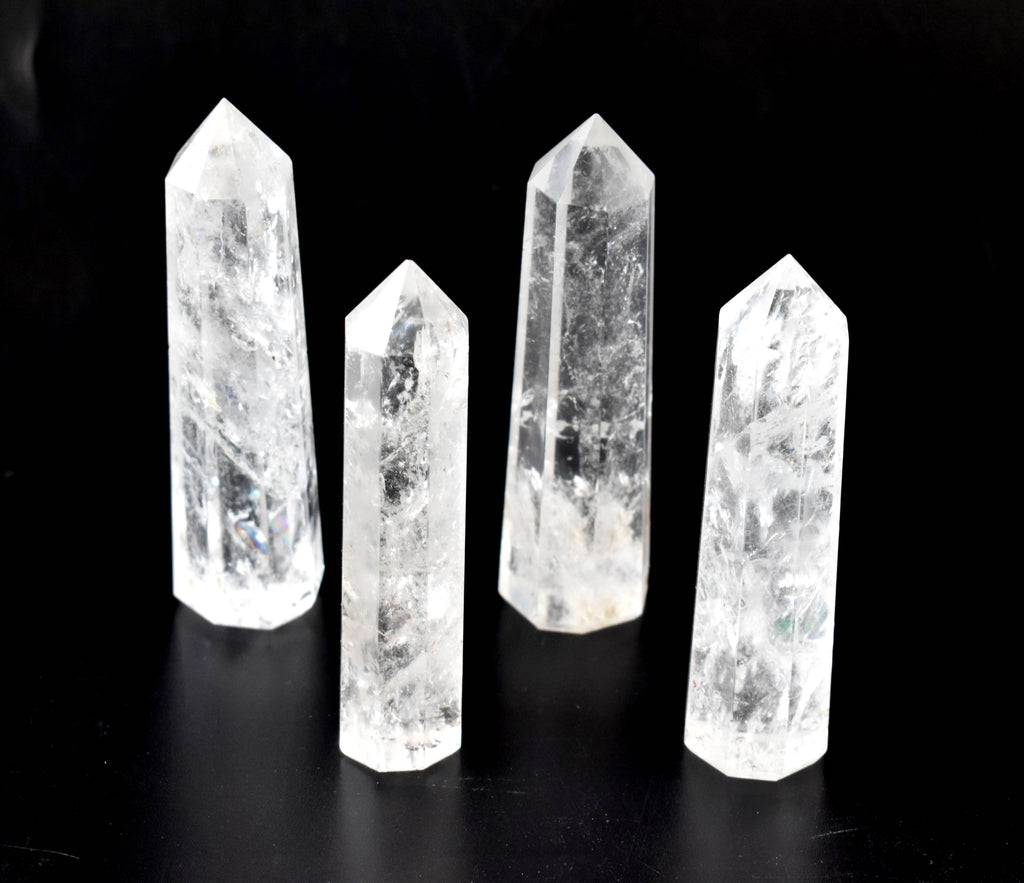 Clear Quartz Crystal Tower | Healing Obelisk Point | Natural Gemstone Tower