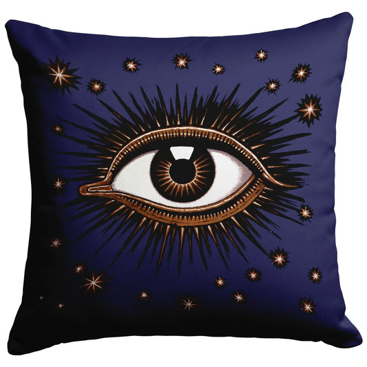 All Seeing Eye Throw Pillow 16x16 Zip Cover Only