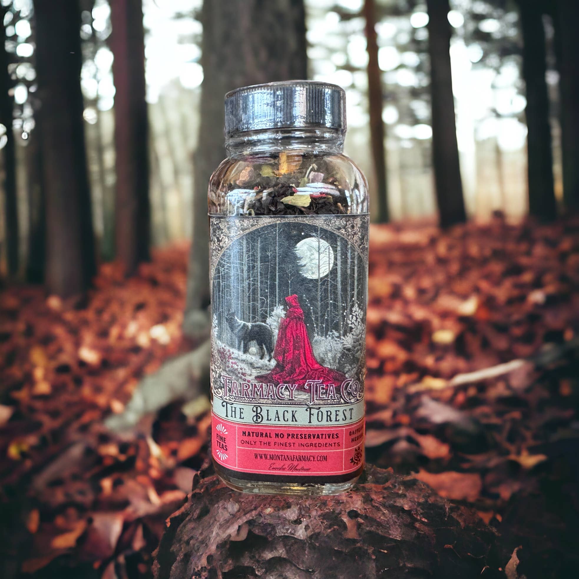 Deep in the Black Forest Tea | Dark Cherry & Chocolate | Montana Farmacy