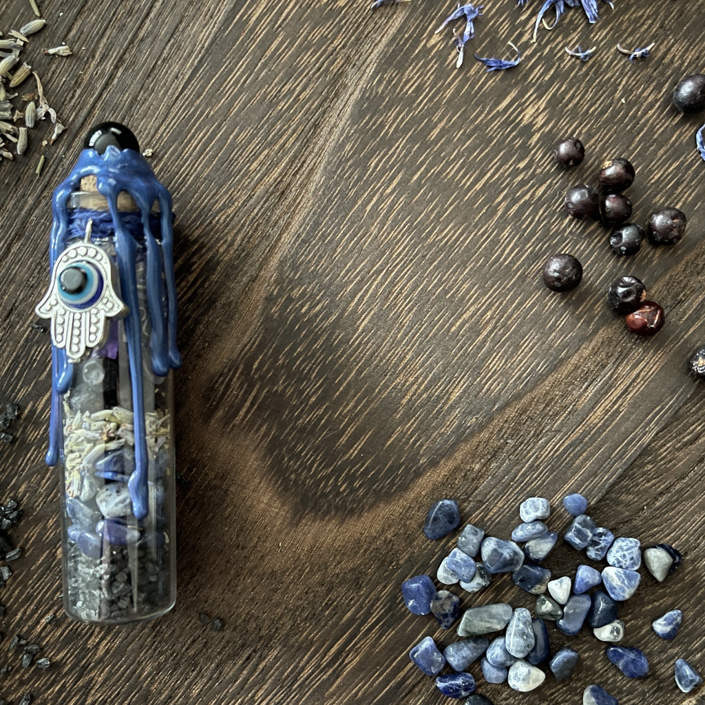 Evil Eye Protection Spell Jar, Nazar Spell Bottle