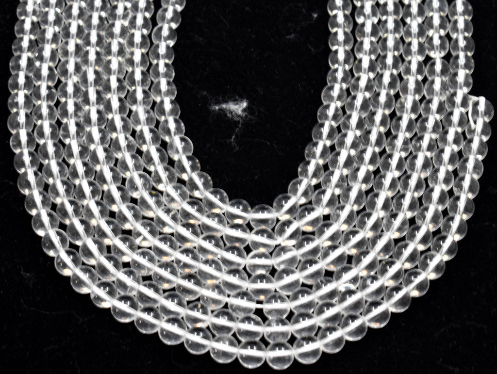 Clear Quartz Beads 8mm | Natural Crystal Gemstone Beads for Jewelry Making