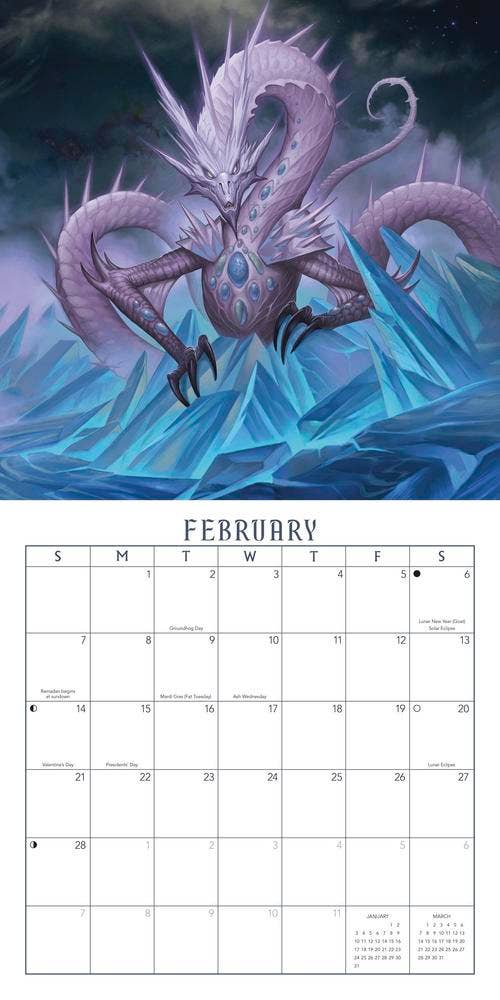 Llewellyn's 2027 Dragon Calendar