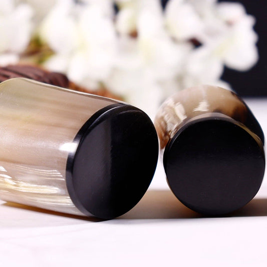 Whiskey Shot Glasses Real Horn Mug Cup - Set of 2 Pcs