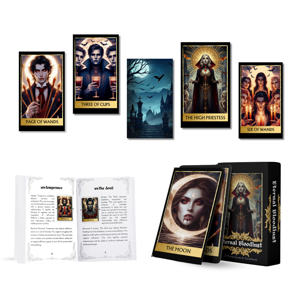 Eternal Bloodlust Tarot Card Deck & Guidebook