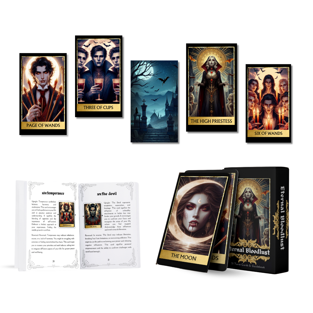 Eternal Bloodlust Tarot Card Deck & Guidebook