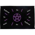 Purple Pentacle Pendulum Mat - Cotton Divination Chart