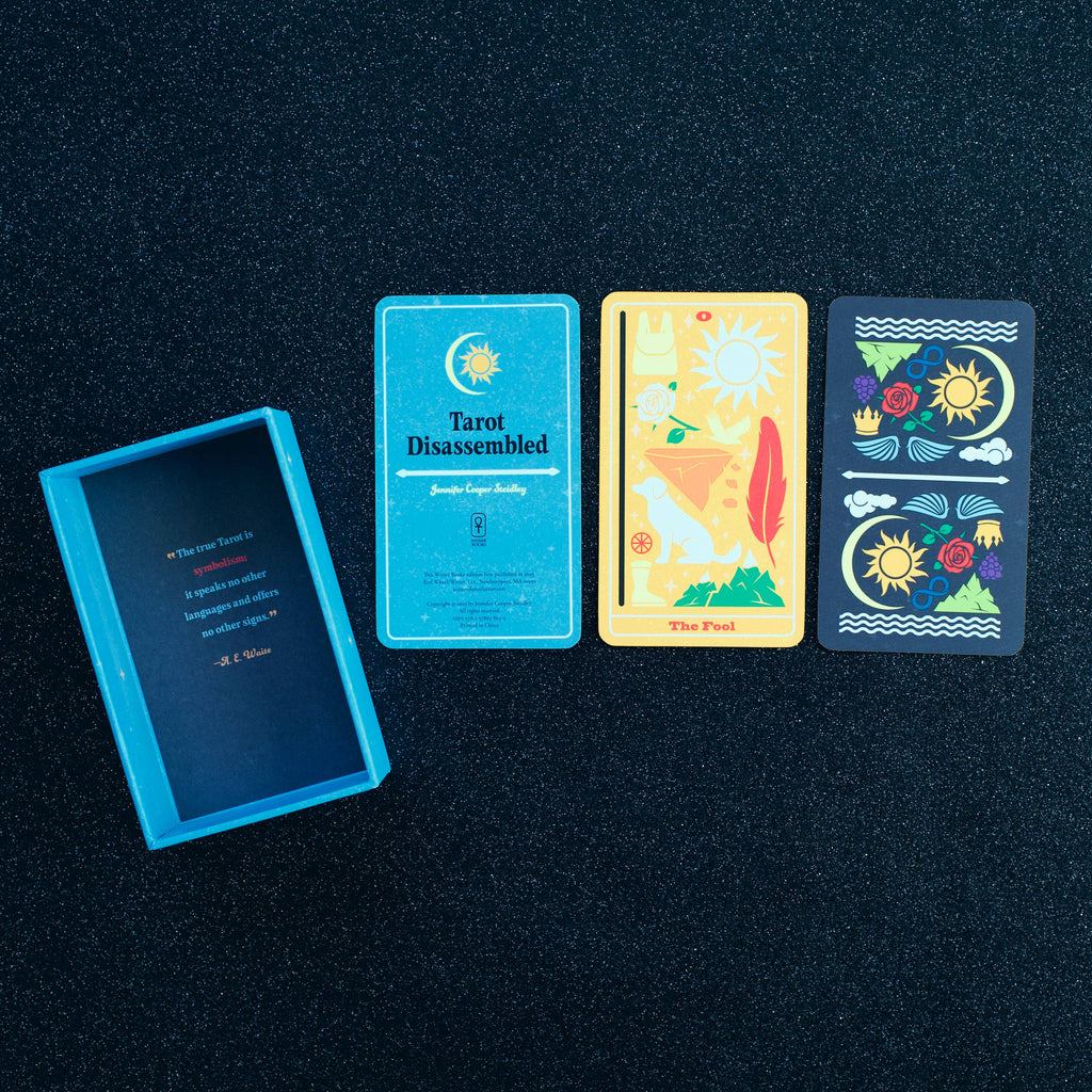 Tarot Disassembled: 78 Full-Color Cards - Modern Minimalist Tarot Deck