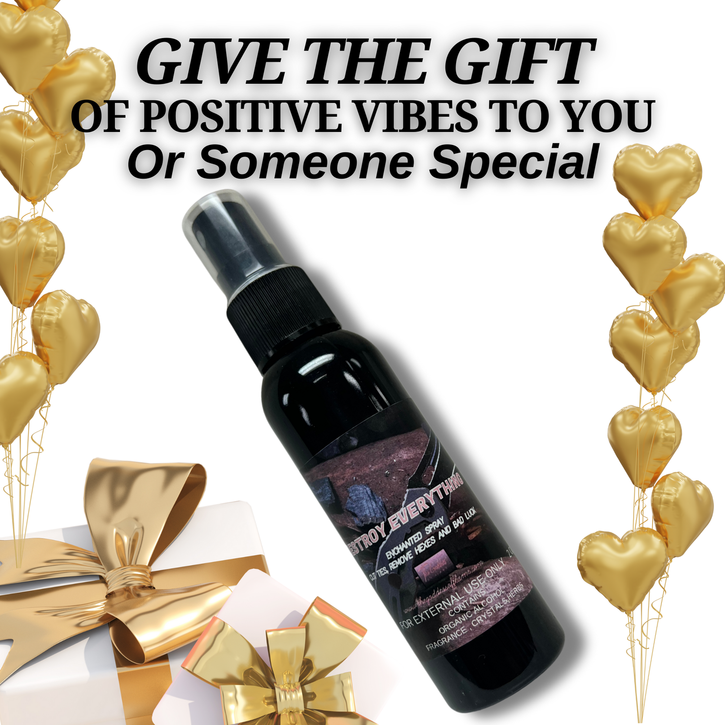 Destroy Everything Spray - Energy Cleanse, Remove Negativity