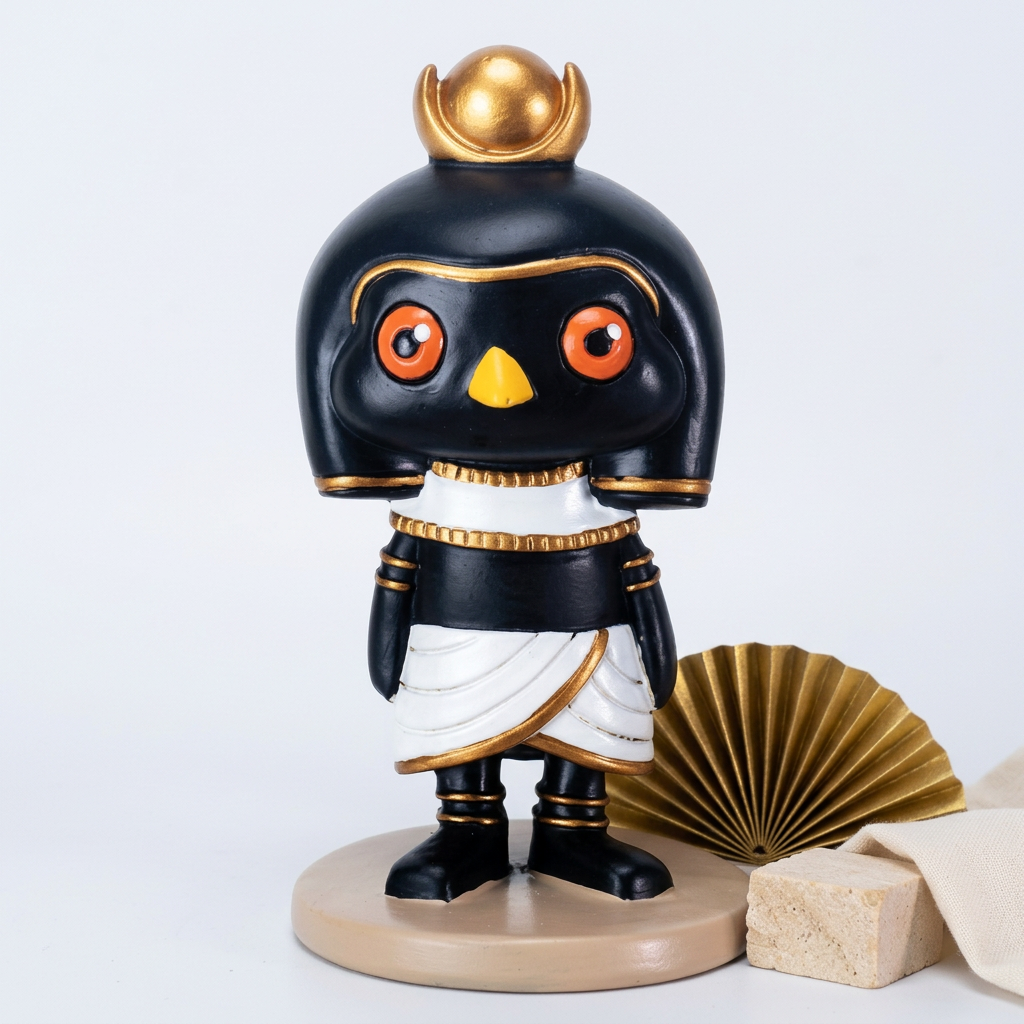 Bird-headed collectible bright hero