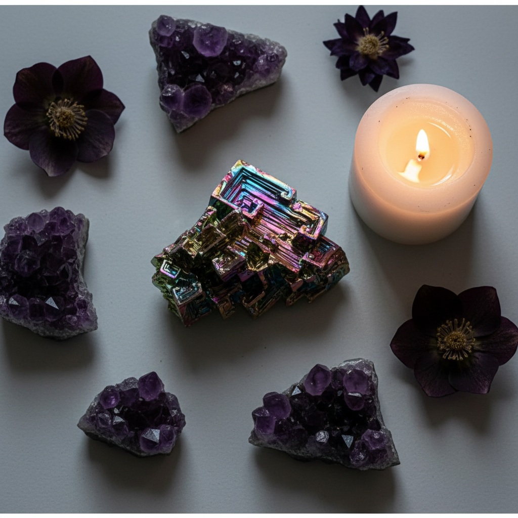 Bismuth Flat Lay