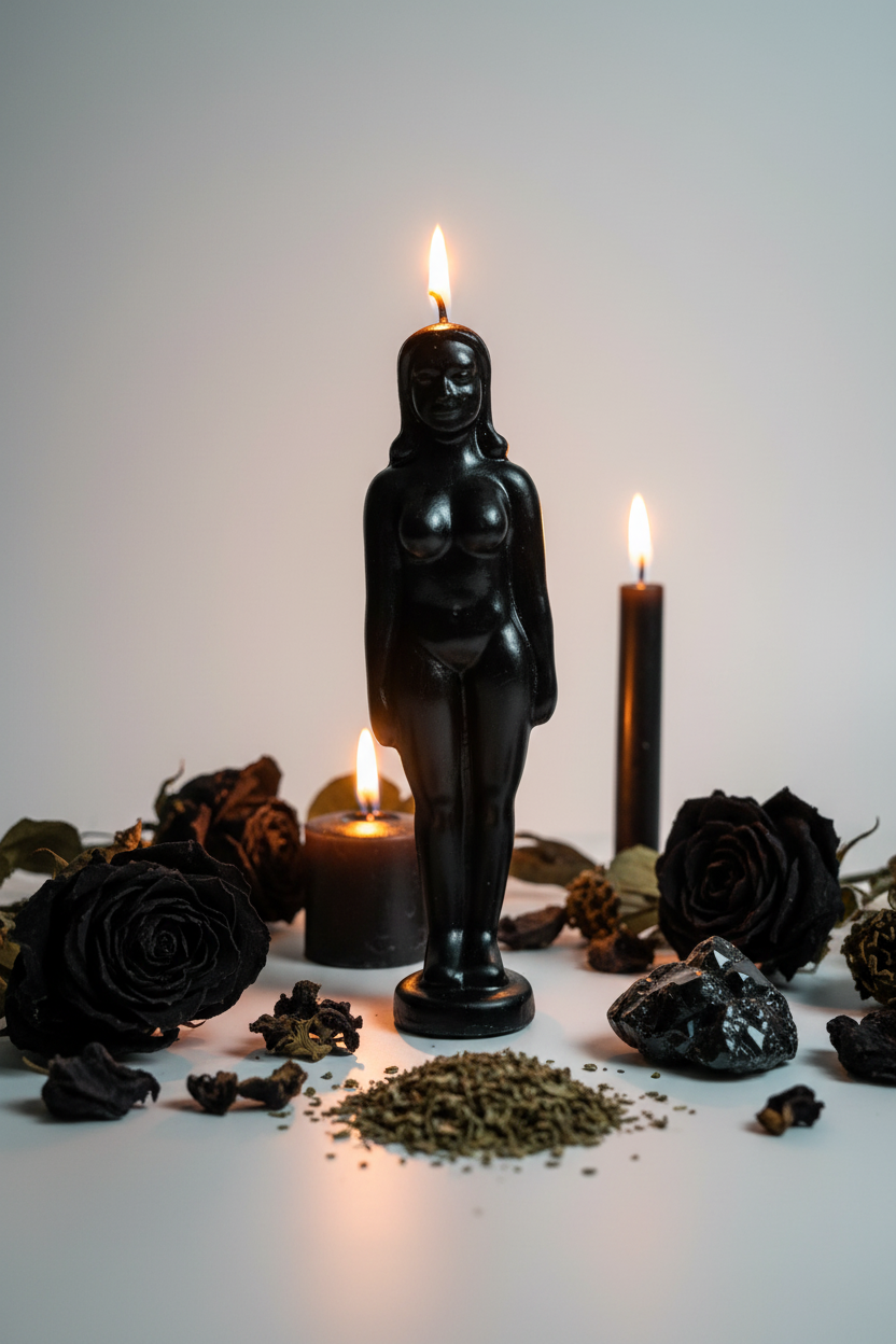 Black Female Figure Candle Hero Shot