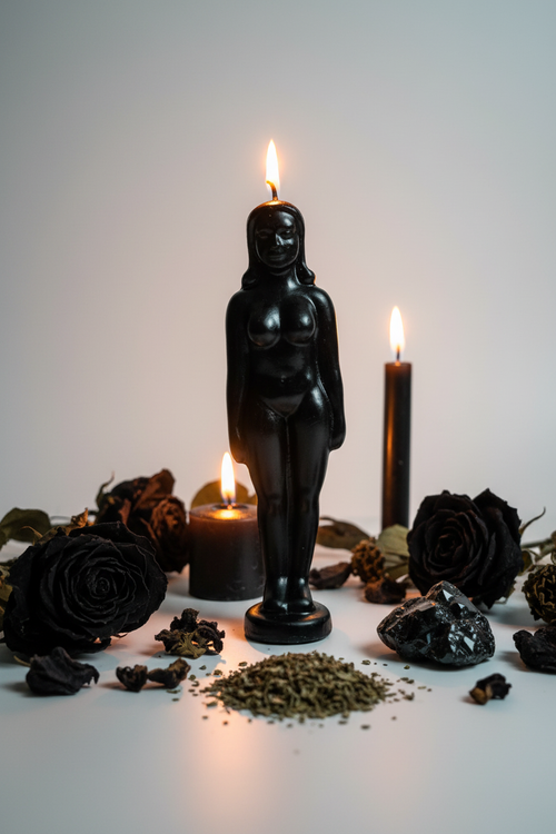 Black Female Figure Candle Hero Shot