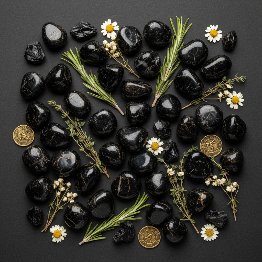 Black Onyx Flat Lay