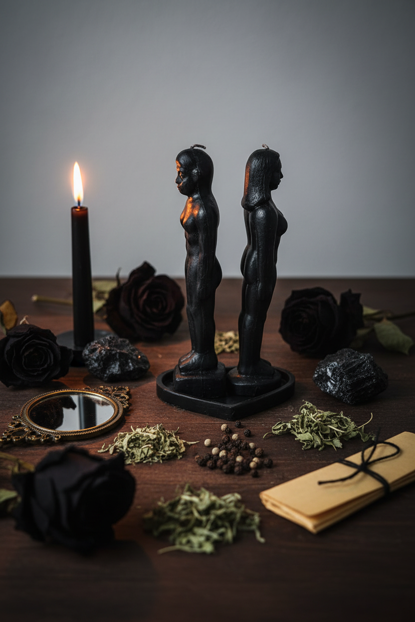Black Separation Candle Lifestyle
