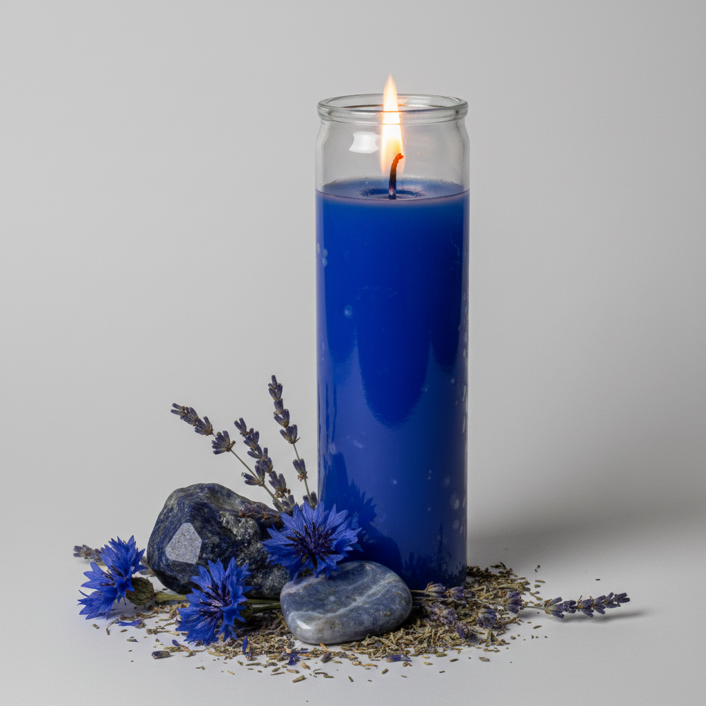 Blue 7-Day Candle Hero