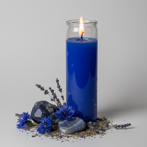 Blue 7-Day Candle Hero
