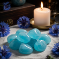 Blue Aqua Obsidian Cluster Glassy