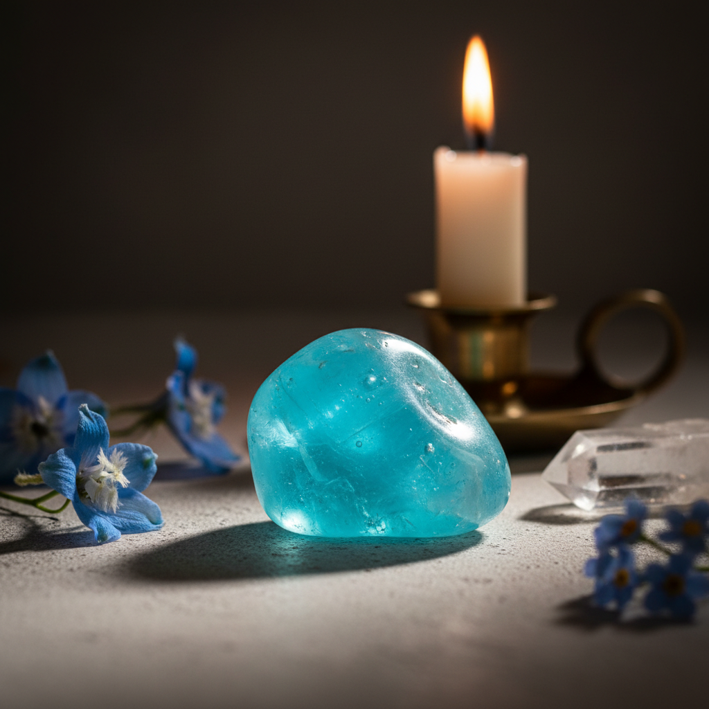 Blue Aqua Obsidian Single