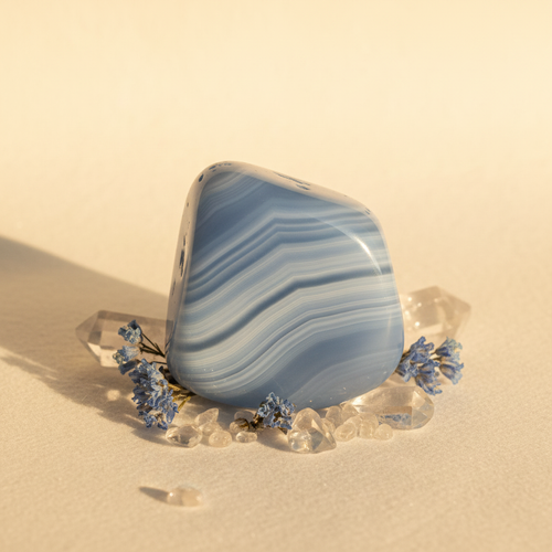 Blue Lace Agate Bright 1