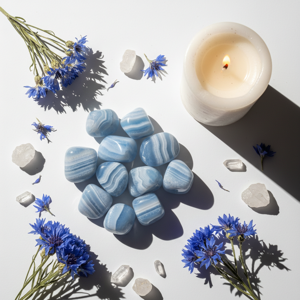 Blue Lace Agate Bright 3