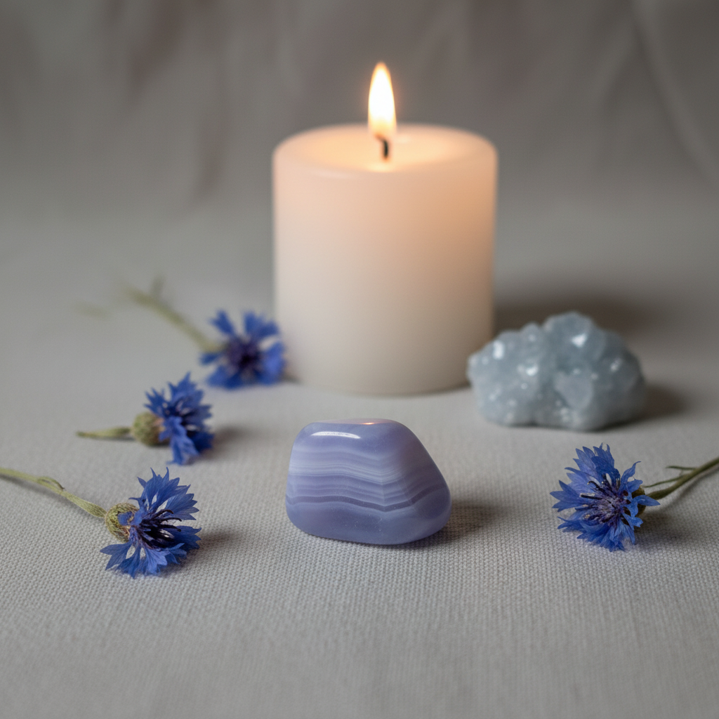 Blue Lace Agate Lifestyle