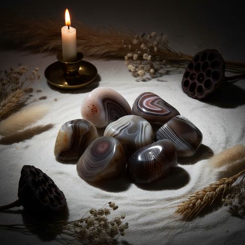 Botswana Agate Cluster Cover Shot