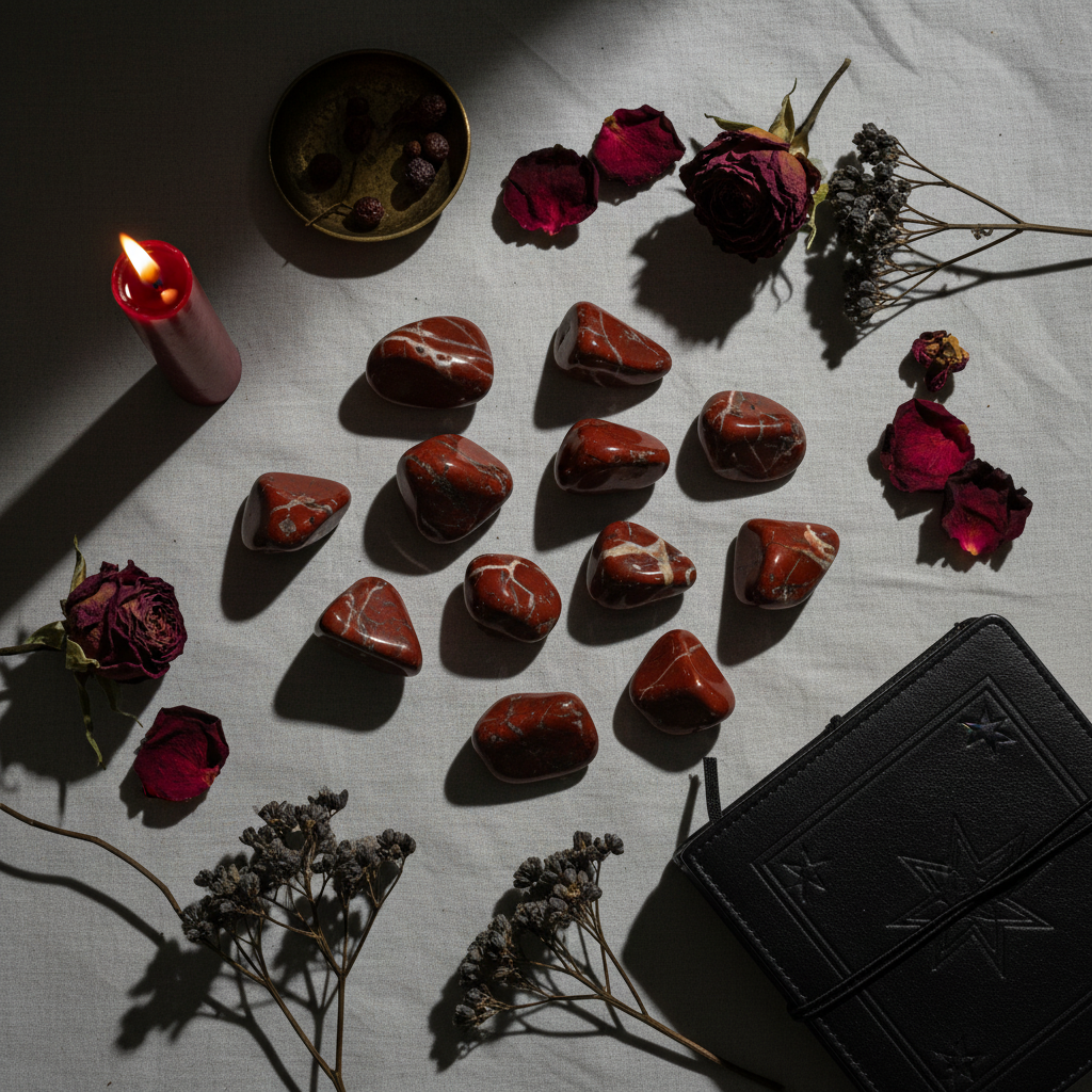 Brecciated Jasper Flat Lay
