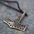 Danish Hammered Hammer Replica - Viking Age Mjolnir Pendant