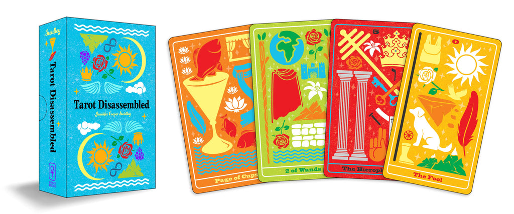Tarot Disassembled: 78 Full-Color Cards - Modern Minimalist Tarot Deck