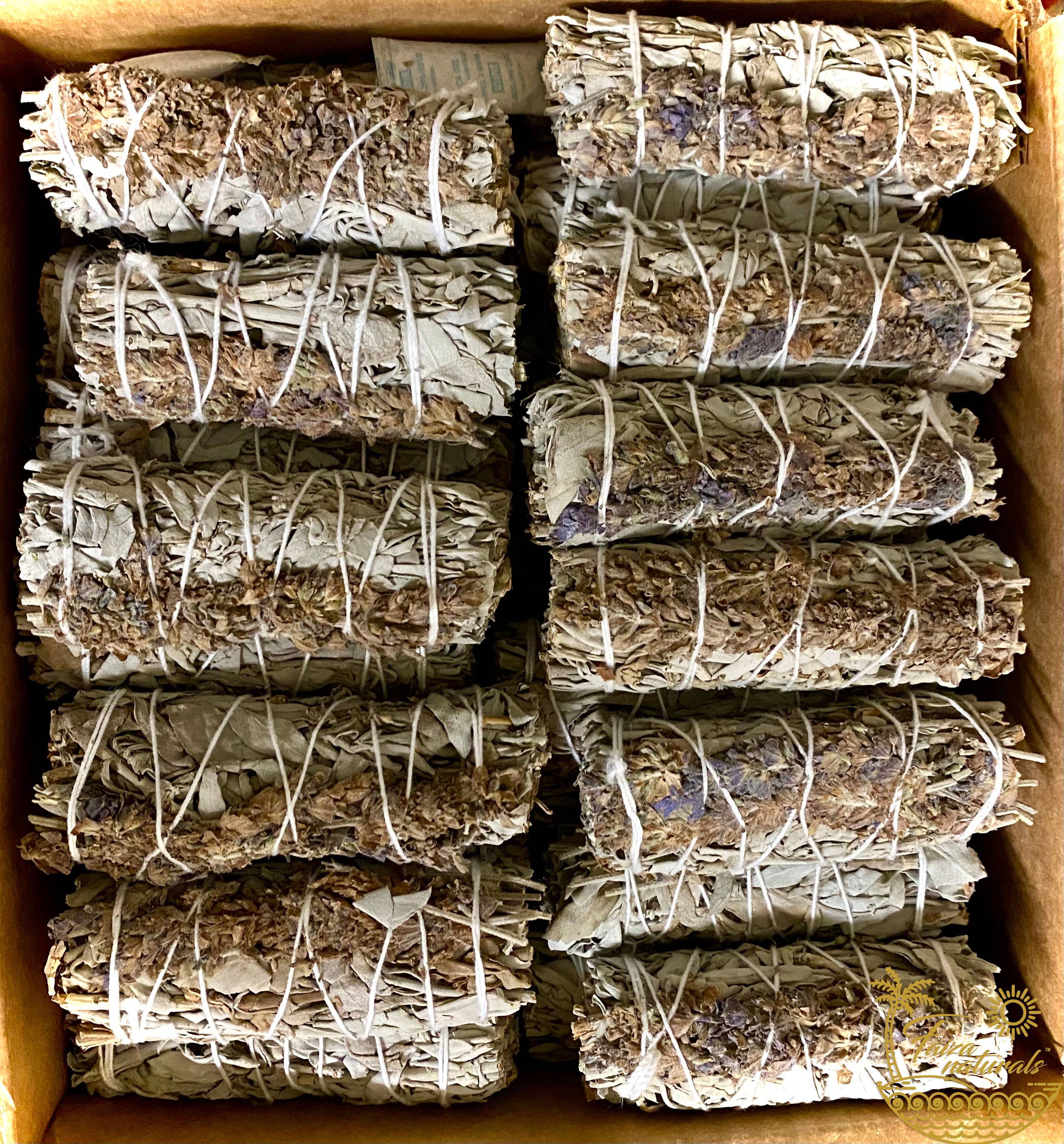 Lavender & White Sage Smudge Bundle – 4" | Organic, Pesticide-Free