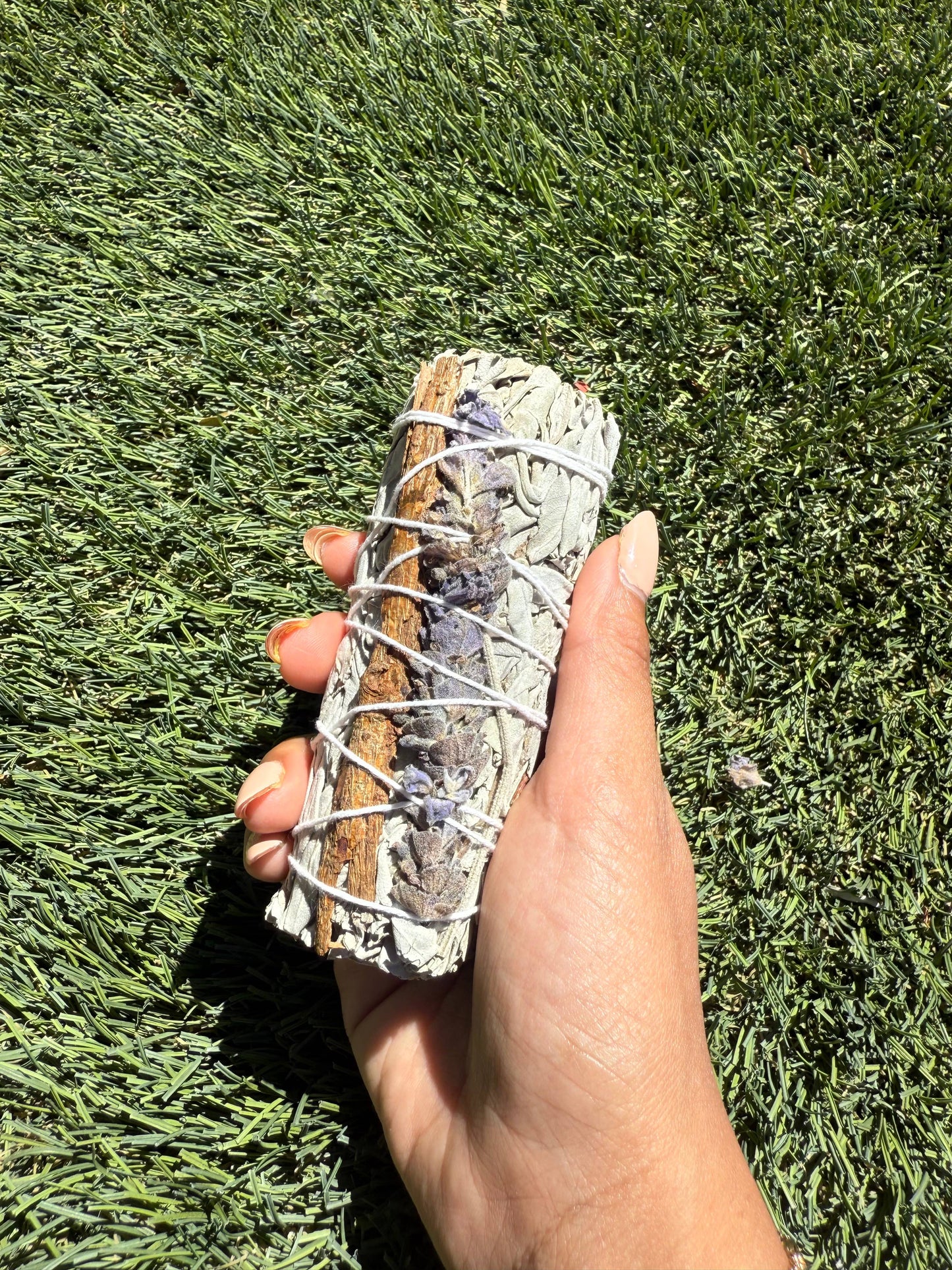 Lavender with Cinnamon and White Sage Bundles